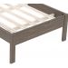 Cama Solteiro Com Auxiliar CM8010 CM8008 QT9 Nogal Branco Tecno Mobili