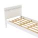 Cama de Solteiro Madeira CM8010 Branco - Tecno Mobili