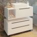 Conjunto 3 Peças Para Banheiro BN3600X43X44 Branco Tecno Mobili