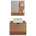 Conjunto 3 Peças Para Banheiro BN3630X13X14 Amendoa Tecno Mobili