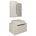 Conjunto 3 Peças Para Banheiro BN3630X46X48 Branco Tecno Mobili