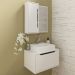 Conjunto 3 Peças Para Banheiro BN3630X46X48 Branco Tecno Mobili