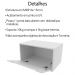 Conjunto 3 Peças Para Banheiro BN3630X46X48 Branco Tecno Mobili