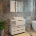 Conjunto 4 Peças Para Banheiro BN3600X43X44X45 Branco Tecno Mobili