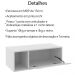 Conjunto 4 Peças Para Banheiro BN3600X43X44X45 Branco Tecno Mobili