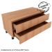 Conjunto De Armarios Para Banheiro Com Espelheira BN11 Amendoa Tecno Mobili