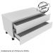 Conjunto De Armarios Para Banheiro Com Espelheira BN11 Branco Tecno Mobili