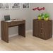Conjunto Escritório 02 Peças CJ11 Nogal Tecno Mobili