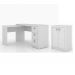 Conjunto Escritório 02 Peças CJ9 Branco Tecno Mobili