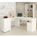 Conjunto Escritório Completo 03 Peças CJ14 Branco Tecno Mobili