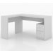Conjunto Escritório Completo 03 Peças CJ14 Branco Tecno Mobili
