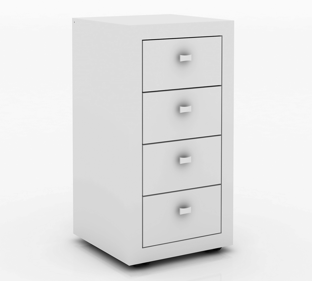 Conjunto Escritório Completo 03 Peças CJ14 Branco Tecno Mobili