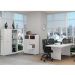 Conjunto Escritório Completo 05 Peças CJ18 Branco Tecno Mobili