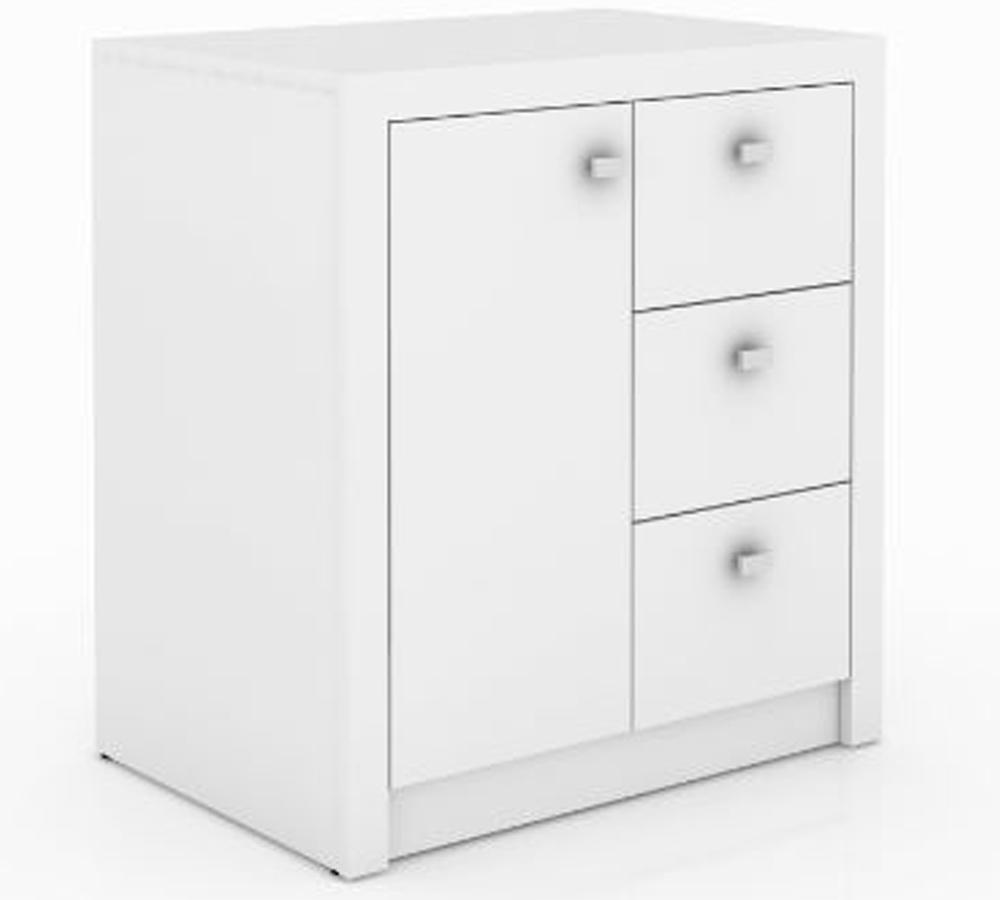 Conjunto Escritório Completo 11 Peças CJ8 Branco Tecno Mobili
