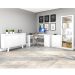Conjunto Escritório Completo 4 Peças CJ1 Branco Tecno Mobili