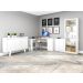 Conjunto Escritório Completo 4 Peças CJ1 Branco Tecno Mobili