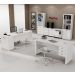 Conjunto Escritório Completo 8 Peças CJ22 Branco Tecno Mobili