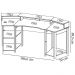 Conjunto Gamer Completo 4 Peças ME41X63X64X66X67 Preto Azul Tecno Mobili