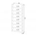 Conjunto Guarda Roupa Modulado Closet 4 Peças AZ2 Branco Nogal Tecno Mobili