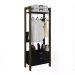 Conjunto Guarda Roupa Modulado Closet 4 Peças AZ2 Preto Nogal Tecno Mobili