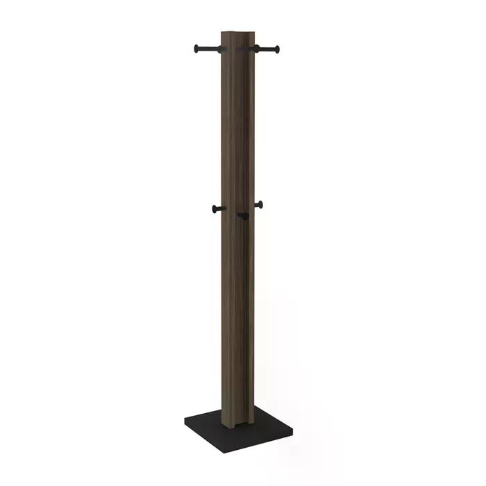 Conjunto Guarda Roupa Modulado Closet 4 Peças AZ2 Preto Nogal Tecno Mobili
