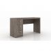 Conjunto Mesa com Balcão para Home Office Carvalho - Tecno Mobili