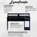 Conjunto Mesa e Armario Gamer ME4141 ME4153 Preto Azul Tecno Mobili