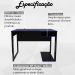 Conjunto Mesa e Armario Gamer ME4141 ME4161 Preto Azul Tecno Mobili