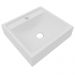 Conjunto Para Banheiro Armarios Com Cuba E Espelho BN10 Marmore Branco Tecno Mobili