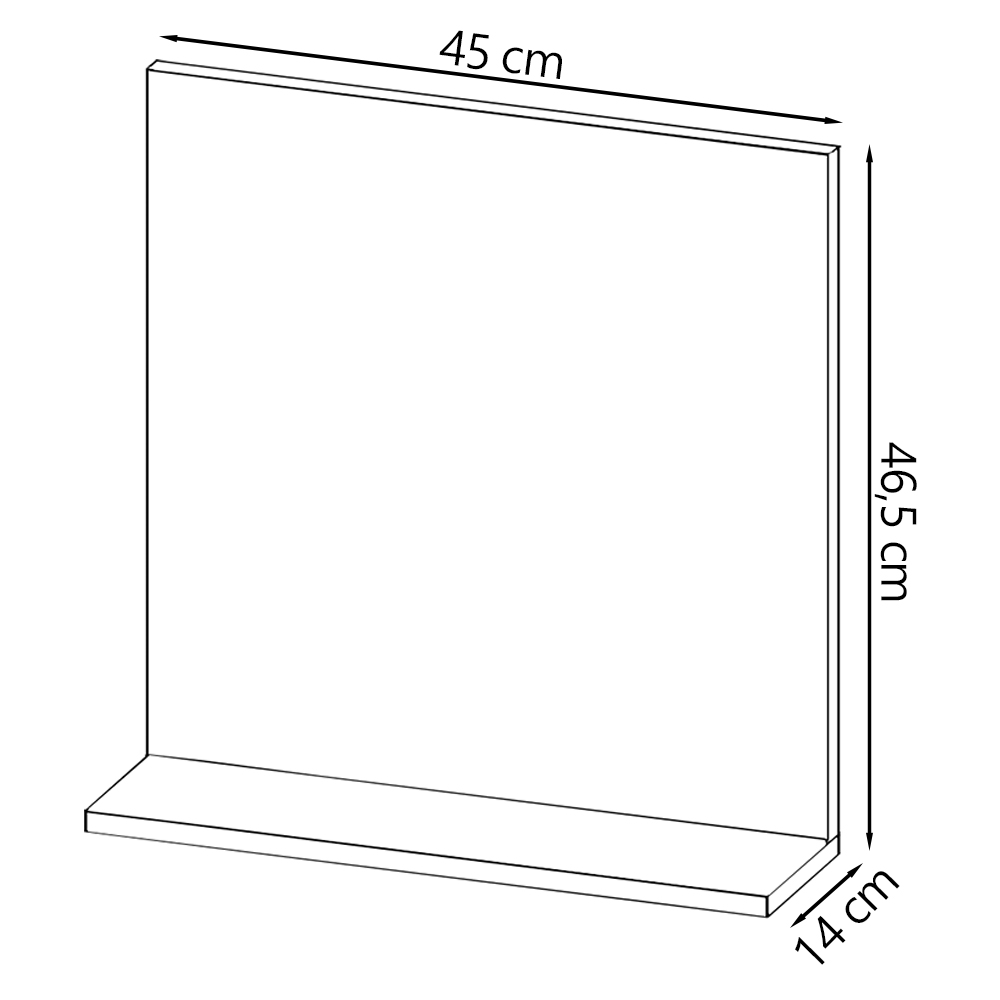 Conjunto Para Banheiro Gabinete Com Cuba e Espelheira Amendoa BN3630x41x42 Tecno Mobili