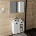 Conjunto Para Banheiro Gabinete E Espelheira BN3605x02 Branco Tecno Mobili