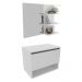 Conjunto Para Banheiro Gabinete E Espelheira BN3606x08 Branco Tecno Mobili