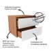 Conjunto Para Banheiro Gabinete E Espelheira BN3607x02 Amendoa Branco Tecno Mobili