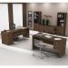 Conjunto para Home Office com 08 Peças Nogal - Tecno Mobili