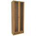 Cristaleira 2 Portas E 5 Prateleiras De Vidro CR6002 Natural Tecno Mobili