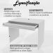 Escrivaninha Mesa Escritorio 1 Gaveta Ripada ME4173 Branco Tecno Mobili