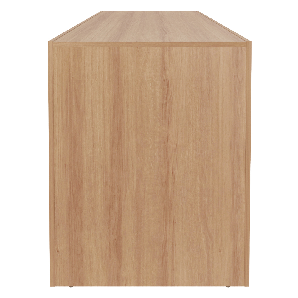 Escrivaninha Mesa Escritorio 180 cm ME4185 Amendoa Tecno Mobili