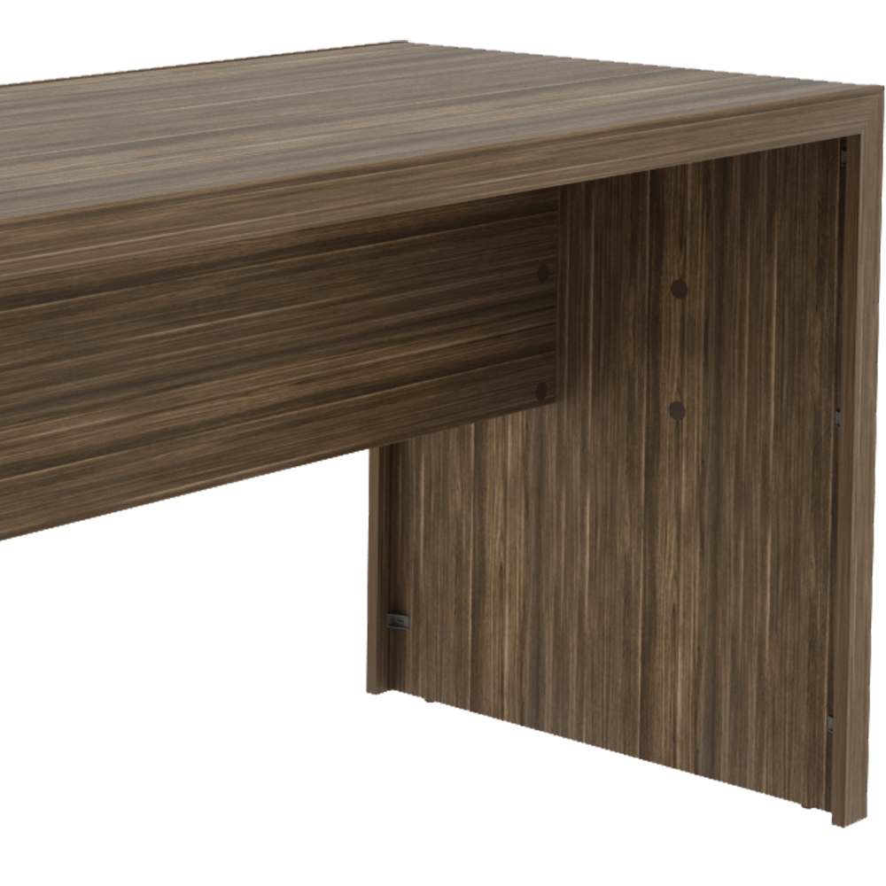 Escrivaninha Mesa Escritorio 180 cm ME4185 Nogal Tecno Mobili