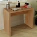 Escrivaninha Mesa Escritorio ME4139 Amendoa Tecno Mobili