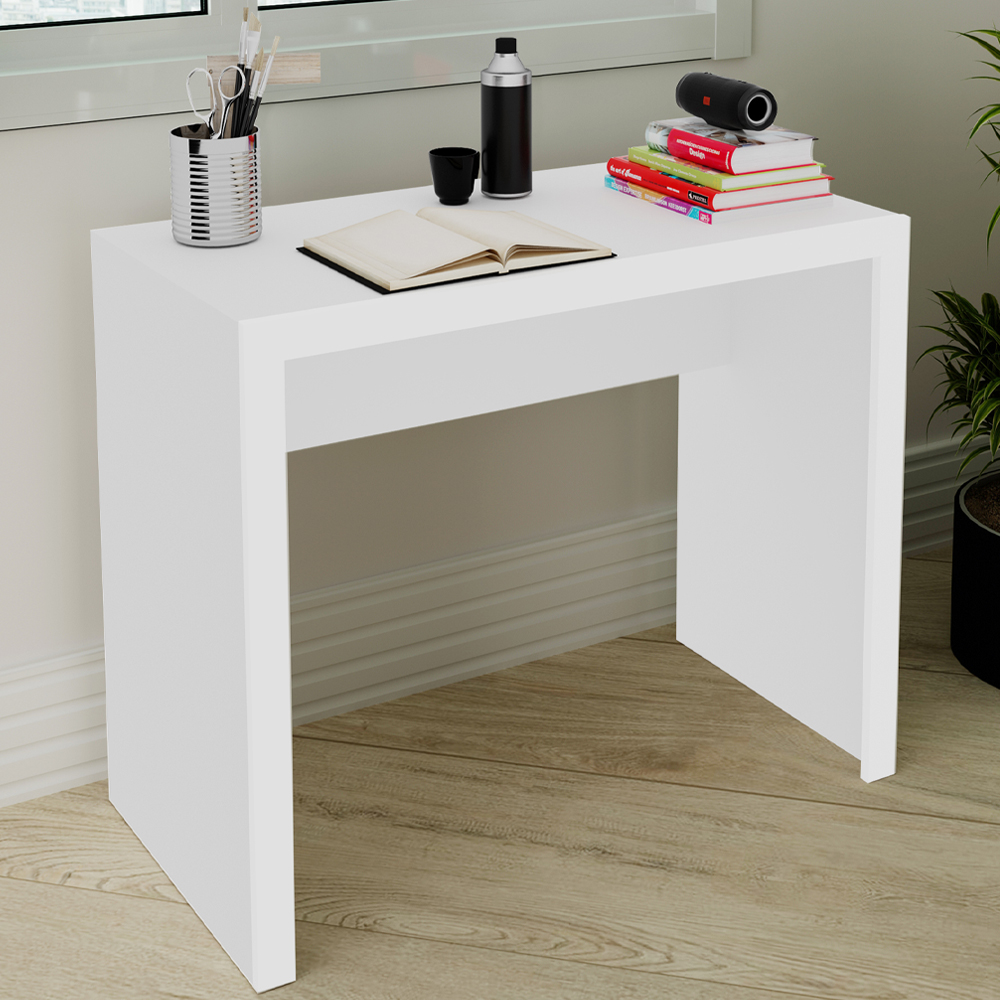 Escrivaninha Mesa Escritorio ME4139 Branco Tecno Mobili