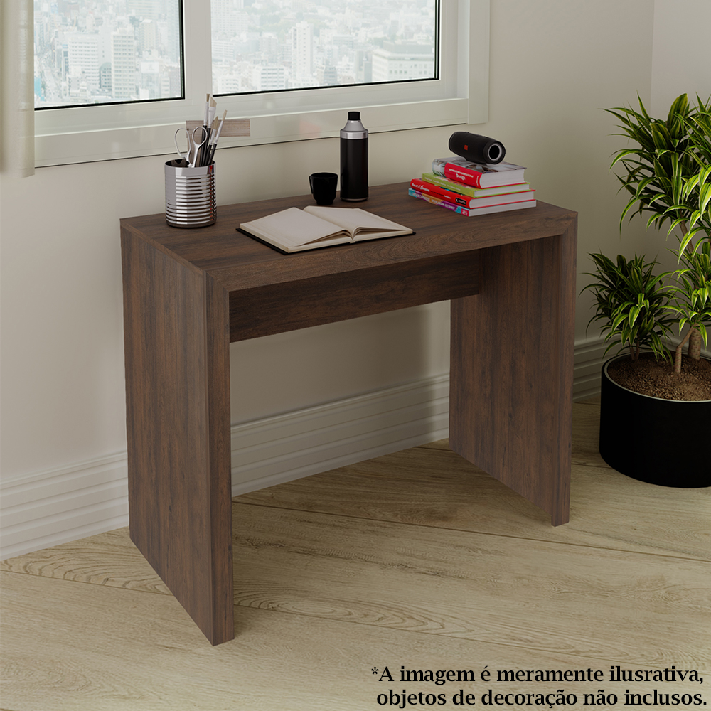 Escrivaninha Mesa Escritorio ME4139 Rustico Tecno Mobili