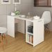 Escrivaninha Multiuso Retratil 2 nicho ME4170 Branco Tecno Mobili