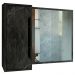Espelheira Reversivel Para Banheiro 1 Porta BN3645 Marmore Lunar Tecno Mobili