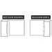Espelheira Reversivel Para Banheiro 1 Porta BN3645 Marmore Lunar Tecno Mobili