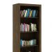 Estante Livreiro Multiuso 4 Prateleiras ME4104 Nogal - Tecno Mobili
