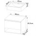 Gabinete Com Cuba Para Banheiro BN3600x06 Branco Tecno Mobili