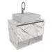 Gabinete Com Cuba Para Banheiro BN3600x06 Marmore Branco Tecno Mobili
