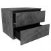 Gabinete Com Cuba Para Banheiro BN3600x07 Marmore Lunar Tecno Mobili