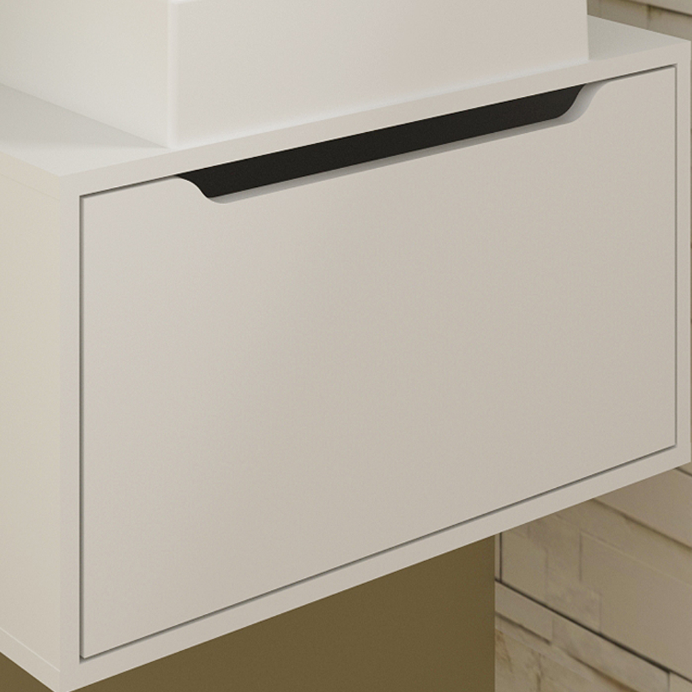 Gabinete Com Cuba Para Banheiro BN3630x46 Branco Tecno Mobili