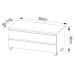 Gabinete Para Banheiro 2 Gavetas BN3603 Amendoa Tecno Mobili
